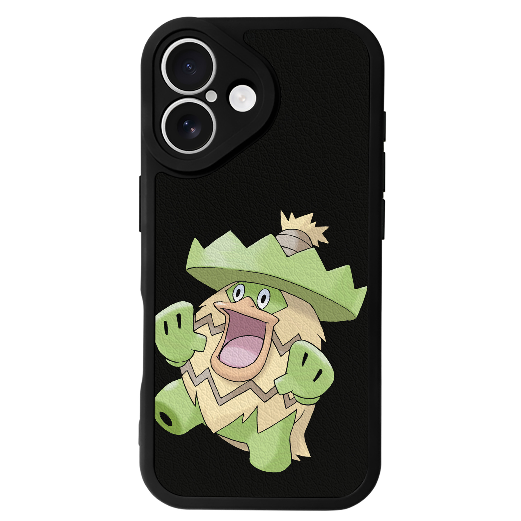 （画像用） ポケットモンスター Pokémon 【iPhone 16シリーズ対応】シリコンスマホケース（レザー調） 材質：シリコン